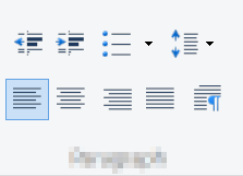 WordPad paragraph group
